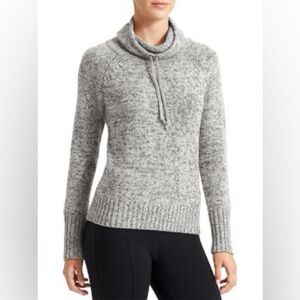 Athleta merino wool Gray Cowl Neck Sweater